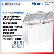 Haier 6-in 1 Convertible Chest Freezer 100L / 142L / 200L / 306L/ 429L/ 519L/ 719L Peti Ais