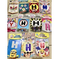Happy BIRTHDAY FLAG BANNER TAYO BATMAN MINIONS UNICORN