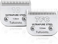 Tutuosto Clipper Blades Pet Grooming Clipper Replacement Blades Detachable Blade Compatible with and