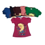 Princess Frozen Elsa Baby Girl Tshirts Baju Kartun Budak Perempuan