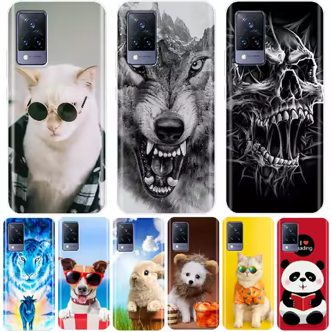 For Vivo V21 Case V21 V2066 V21 5G V2050 Soft Tpu Shockproof Protecive Silicon Case For Vivo V21 202