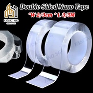 【SG】3M 5M Double Sided Tape Heavy Duty Extra Large Nano Double Sided Adhesive Tape Strong Sticky Mou