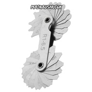 MAINAUSHUI6K Stainless Steel Gauge, R1-6.5MM Concave Convex Radius Fillet Gauge, Durable Stainless S