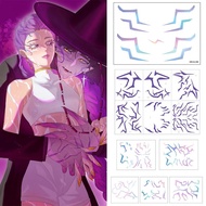 Kpop Huntrix Tattoo Sticker Demon Hunter Face Tattoo Sticker Saja Boys Cosplay Accessories