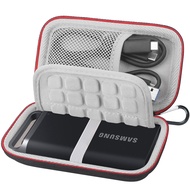 Lacdo Hard Carrying Case for Samsung T5 EVO Portable SSD 2TB 4TB 8TB USB 3.2 Gen 1