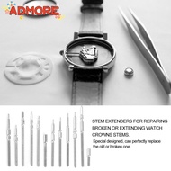 ADMORE Watch Stem, 10 Models Boxed Watch Crown, Replacement Complete Set Stainless Steel Movement Pa