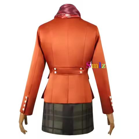 x;3,r'b\7/Ashley Anime Graham Evil 4 Cosplay Costume Jacket Dress Women Sweaters Outfits Halloween C
