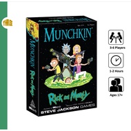 [SG STOCK]MUNCHKIN Rick And Morty Card Game Rick and Morty Adult Swim Munchkin Board Game