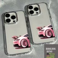 SFcuteStyleMix Casing Transparent Metal Frame Phone Case For iPhone 17 16 15 14 13 12 11 Pro Max 17 