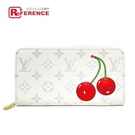 LOUIS VUITTONRFID 聯名款村上隆 Monogram LV x TM Zippy 長錢包