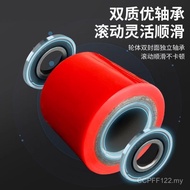 Manual Other Wheels Red Handling Bearings Polyurethane Steel pu Wheels Trucks Hydraulic Forklift Tru
