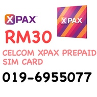 Hotlink Prepaid Sim Card 019-6955077