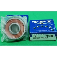 6301 LLU 12X37X12 RS Motorcycle, Industrial Bearing TPI