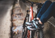 MIT【ADVANCED單車易卡鞋-女款水藍】車鞋 非卡鞋 硬底鞋 飛輪鞋