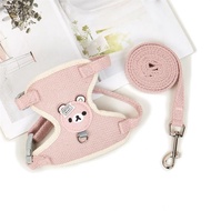 XS Teacup Dog Strap Leash Small Pet Cat Bunny Collar Chest Strap Dog Rope Maltese Chihuahua Puppy Le