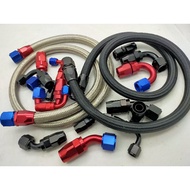 AN6 AN8 AN10 Swivel Fuel Line Hose Fitting Adapter STAINLESS STEEL BRAIDED OIL COOLER HOSE END ADAPT