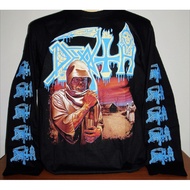 New Style Death Anesthesia Long-Sleeved T-Shirt Ready Stock Round Neck Top