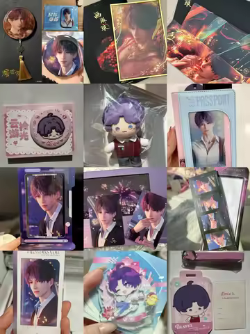 Official in Stock Love and Deepspace Wander in Wonder Rafayel Rotating Stand Passport Holder Badge L
