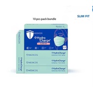 (10pcs) MEDICOS Slim Fit 165 HydroCharge 4ply Surgical Face Mask (Assorted Color)