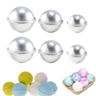 6 ชิ้น/เซ็ตใหม่Bath Bombแม่พิมพ์อลูมิเนียมBall Sphere Bath Bombแม่พิมพ์เค้กเบเกอรี่Pastry Mold SUN-T