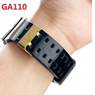 GA110 Black Gold Strap Glossy Accessories Watch Strap ga120 Silicone Strap Universal Type GA400 ga70