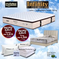 Mylatex Infinity Mattress BUY 1 FREE 7 Goodies PROMOTION. Available with Free delivery in Klang Valley only.