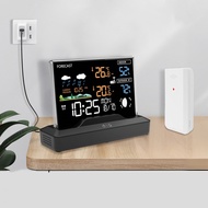 Wireless Weather Station with 7 Language Options Indoor Outdoor Climate Tracking