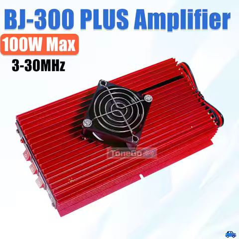 BAOJIE BJ-300 PLUS Power Amplifier 3-30MHz 100W FM 120W AM 150W SSB Long Range 12-14V Walkie Talkie