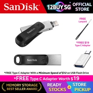 SanDisk IXpand GO USB 3.0 Thumb Drive Flash Drive 90MB/s 64GB 128GB 256GB IX60 12BUY.SG OS