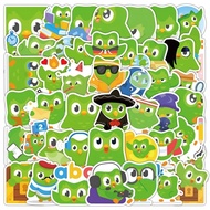 Z&M❀ 50Pcs/Set Duolingo Stickers Waterproof Stickers Decal for Toys