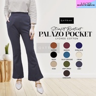 QAYRAA Seluar Palazo POCKET Botcut Slimfit LAICI / Ladies Bootcut Palazzo Casual Pants /- Free Size