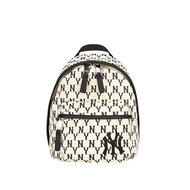 MLB NY กระเป๋าเป้สะพายหลังสำหรับผู้หญิงกระเป๋าเป้สะพายหลังขนาดเล็กแฟชั่นสไตล์พิมพ์ลายทันสมัยสไตล์ยุโ