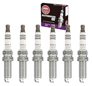 6 pc NGK Ruthenium HX Spark Plugs compatible with Ford F-150 2.7L V6 2015-2019