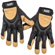 Klein Tools 60189 Leather Work Gloves X-Large Pair Work Gloves Professional Grade Leather Gloves wit