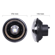 SXMA J406 LED Headlights Head Lamp Turn Signal 2pcs 7" Front Head Light Lamp Bulb Plug and Play for 