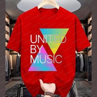 Novelty Trend Eurovision Song Contest Unisex T-Shirt Camisa Cotton Short Sleeve O-neck Popular Unite