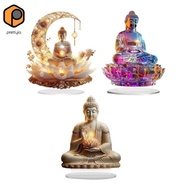 [prettyia] Acrylic Decorative Sign Tabletop Shelf Home Decoration Easy to Assemble