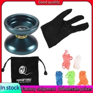 N12   Yoyo Unresponsive Professional Yoyo Aluminum Alloy Long Time  Yoyo with Yoyo Strings,Blue