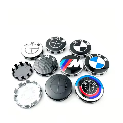Accessories 4Pcs 56MM 68MM Car Wheel Hub Cap Center Emblem LOGO For BMW E90 E60 F18 E46 X3 X5 X1 G30