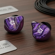KBEAR Cepheus 2DD 6BA Hybrid IEMs 16 Drivers HiFi Wired Earbuds 4-Core Alloy Copper-Silver Cable for