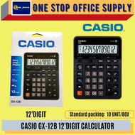 CASIO CALCULATOR GX-12B (Original) / 12 Digits / Casio Calculator / Calculator GX 12B / Office Calcu