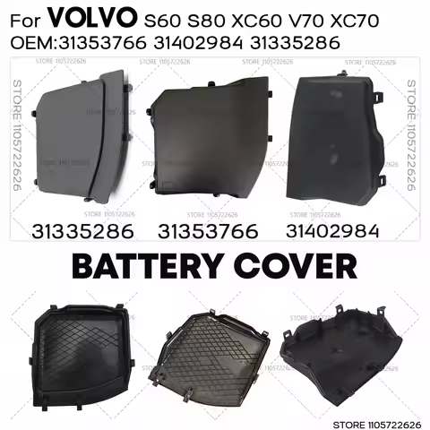 For Volvo 2008-2018 Battery Box Housing Cover Cap S60 S80 XC60 V70 XC70 3.0 3.2 31353766 31402984 31