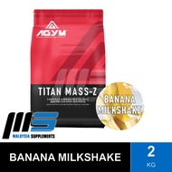 Agym Nutrition Titan Mass 2kg - HALAL Weight Gainer USN Mass Gainer Mass Protein