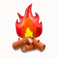 Fire Theme Creative Cartoon Flame Shape Balloon Fire Exercise Event Decoration Birthday Theme Party 