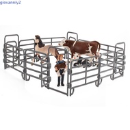 GIOVANNIY Simulation Farm Ranch DIY Fence, DIY Farm Fence Accessories Simulation Ranch Fence, Decora
