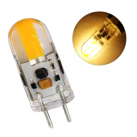 LED Lamps GY6.35 6W AC/DC 12V DIMMABLE Corn Light Bulb Droplight Chandelier 1505 G6.35 COB Led Bombi