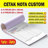 CUSTOM NOTE PRINTING - INVOICE NOTE PRINTING - SERVICE NOTE