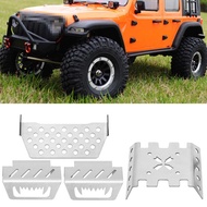 For 1/8 1/10 YK4102 YK4103 YK4082 YiKong RC Crawler Upgrade Parts RC Car Metal Chassis Armor Axle Pr