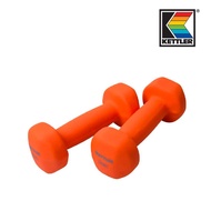 Kettler KAL701010 Neoprene Dumbbell (4 KG / Pair -  2 KG each dumbbell)