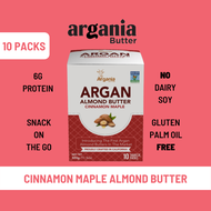 [10 SQUEEZE PACK] Argania Almond Butter Spread - Cinnamon Maple